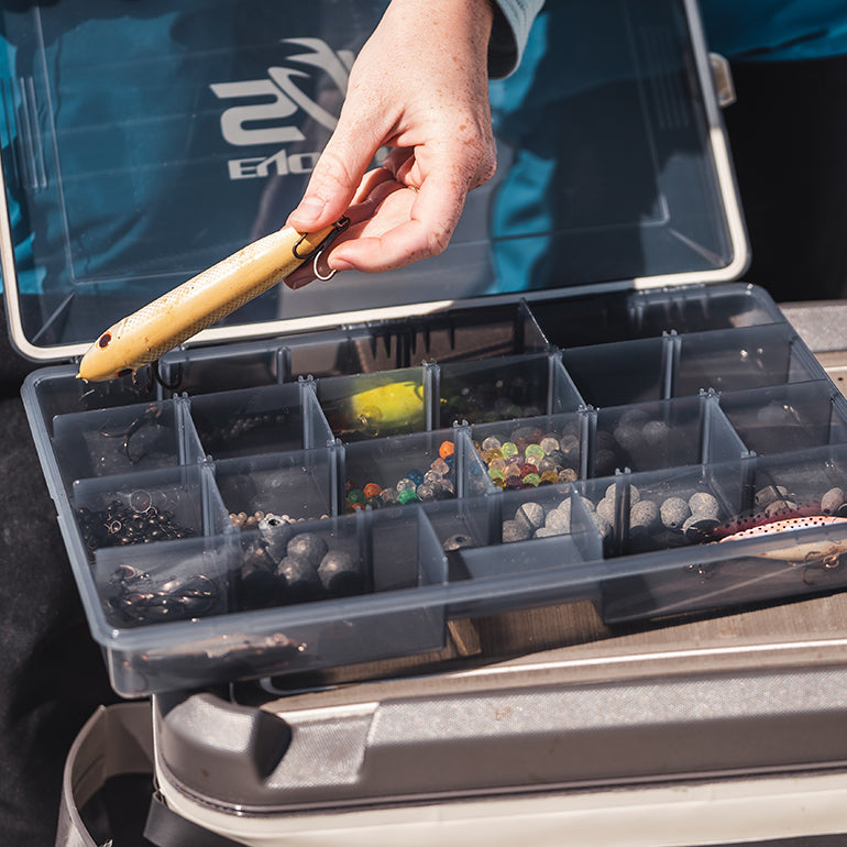 full saltwater tackle box Evolution Salt 3700 Waterproof Tackle Tray
